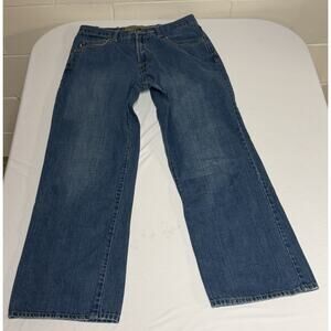 Parts Jeans Men 32x32 Baggy Relaxed Boot Cut Machine Clothing Workwear Denim